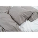 Постельное белье Lotus Home Premium Percale Stripe коричневый евро (svt-2000022342650) - изображение 3