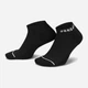 Набор мужских носков коротких Nike U J Ed Cush Poly Ns 3Pr 144 DX9656-010 42-46 3 пары Черный (196152694249) - изображение 2