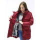 Зимова жіноча куртка з рефлективним кантом FeltFabricDesign (АРТ HG10) L — тепла куртка з лебединим пухом, капюшоном та підкладкою OMNI-HEAT™ - зображення 3