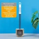 Силиконовая щётка для унитаза Liquid Toilet Brush Серая - изображение 5