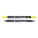 Маркер акварельний SANTI Brush Marker SWB-25 світло-зелений двосторонній - зображення 1