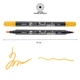 Маркер акварельний SANTI Brush Marker SWB-03 медовий двосторонній - зображення 2