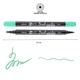 Маркер акварельний SANTI Brush Marker SWB-23 зелений, двосторонній (6) /391079/ - изображение 2