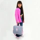 Шкільна текстильна сумка Kite Hello Kitty A4 27х34х7 см 1 відділення Сіра (HK25-589-1) - зображення 8