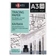 Калька SANTI А3 20 аркушів 60 г/м2 у папці - изображение 1