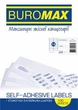 Етикетки самоклейні 14шт/А4 105х42,4мм BUROMAX 2831 (100арк) (10) /BM.2831/ - изображение 1