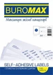 Етикетки самоклейні 1шт/А4 BUROMAX 2810 (100арк) (10) /BM.2810/ - изображение 1