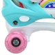 Роликовые коньки раздвижные ролики квады Banwei Sports 176 размер 35-38 Mint-Pink-Purple - изображение 10