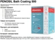 2-компонентная эпоксидная эмаль-краска Penosil для чугунной ванны Bath Coating 960 г Белая (Y0335) - изображение 4