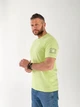 Мужская футболка салатового цвета 33487 XXL - изображение 5