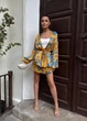Жіночий шовковий костюм шорти з кімоно Uaclothes 42-44 Жовтий (like33480-136951349) - изображение 4