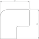 Угол плоский для короба 20x10мм ПВХ белый [6154212] OBO Bettermann - изображение 2