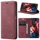 Чехол-книжка CaseMe из нубука для Xiaomi Redmi Note 12 Pro+ Plus 5G Бордовый - изображение 7