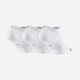 Набор мужских носков коротких Nike U J ED Cush Poly NS 3PR 144 DX9656-100 38-42 3 пары Белый (196152694270) - изображение 2