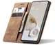 Чехол-книжка CaseMe из нубука для Samsung Galaxy S20 FE Светло-коричневый - изображение 6