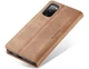 Чехол-книжка CaseMe из нубука для Samsung Galaxy S20 FE Светло-коричневый - изображение 7