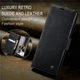Чехол-книжка CaseMe из нубука для Samsung S24 Ultra Чёрный - изображение 9