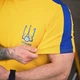 Футбольна форма збірної України Футболка + Шорти синьо-жовта розмір L - зображення 6