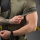 Потоотводящая мужская футболка Oblivion tactical coolmax с принтом Punisher олива размер S - изображение 4