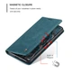 Чехол-книжка CaseMe из нубука для Xiaomi Mi 10T/Pro Бирюзовый - изображение 4