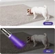 Ультрафиолетовый фонарик Type2-Short LED UV Flashlight 395nm Portable Mini Ultraviolet Torch, 2хАА, Black UVFTT2SK - изображение 8