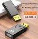 Адаптер DP M to HDMI F, 4K 30Hz, 2K 60Hz, FHD 120Hz, 50x25mm, black, DMHF4P5K - изображение 6