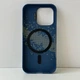 Чохол Carbon Premium MagSafe для Apple iPhone 13 Pro , Blue - зображення 6
