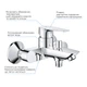 Набір змішувачів 3 в 1 для ванної кімнати Grohe QuickFix StartEdge S-Size UA202501SQ - зображення 2