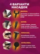 Вибромассажер перкуссионный FASCIAL GUN GB-820 для глубокого мышечного массажа с насадками Черный - изображение 3