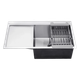 Комплект кухонної мийки KRP Geburstet - 7849RHM - зображення 3
