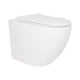 Унітаз підвісний Qtap Robin Ultra Quiet безобідковий з сідінням Soft-close 520x365x365 мм WHITE - изображение 1