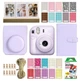 Набор камера моментальной печати Fujifilm Instax Mini 12 Purple + чехол + фотопленка 20 шт + фотоальбом 108 + наклейки 20 шт + фоторамка 3в1 - изображение 1