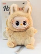 Мягкая игрушка плюшевая Лабубу The Monsters Labubu POP MART в коробке Фигурка 14 см Бежевый - изображение 4