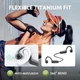 Кісткові навушники Langsdom BE-13 Pro Спортивні Bluetooth 5.4 навушники з кістковою провідністю Чорний - зображення 10