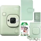 Набор камера моментальной печати Fujifilm Instax Mini LiPlay Green + чехол + фотоальбом 108 + фотопленка 10 шт + фоторамка - изображение 1