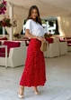 Fashions • Жіноча спідниця-міді Лія Fashions 44-56 червоний (1755-аз) - зображення 5