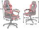 Fotel gamingowy Sofotel Surmo czarno-czerwony (4044951035014) - obraz 5
