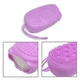 Мочалка масажна силіконова Bath Brush WN-12 двостороння з петлею Фіолетовий (1461М) - зображення 2