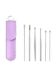 Набор инструментов для чистки ушей Good Idea Tool Set 6 пр. в футляре 11,7х10х3 см Фиолетовый (21152M) - изображение 1