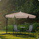 Parasol ogrodowy Plonos PL-881 Beżowy (488103) - obraz 6