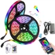 Світлодіодна стрічка SMD 5050 RGB LED 5 м IP65 з bluetooth контролем. підключення 220V - зображення 1