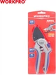 Секатор садовый с алюминиевыми рукоятками и наковальней Workpro SK5 PRO 215 мм (WP332012) - изображение 6