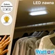 Світлодіодна настінна лампа Watton WT-063 накладна на магнітах нічник-ліхтарик на батарейках - зображення 3