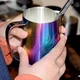 Питчер для молока JibbiJug Rainbow 400 мл молочник для вспенивания нержавеющая сталь градиент - изображение 2