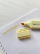 Маркер текстовый Axent Morandi 1-5 мм жёлтый пастельный (2537-50-А) - изображение 2