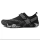 Обувь для пляжа и кораллов аквашузы Diving shoes черные с двумя липучками 39 ( 25,2 см ) 319 - изображение 2