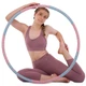 Обруч разборной 8 секций для похудения d-83 см 1 кг Хула Хуп Hula Hoop CIMA розово голубой BY-6181 - изображение 9