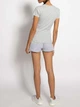 Футболка бавовняна жіноча Bench loveheart 120730 light grey EU36 UK8 XS (4251917431982) - изображение 5