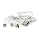Автомобильное зарядное устройство Remax RCC-217 2.4A 2*USB + 3-in-1 кабель (Lightning/microUSB/Type-C) white - изображение 4