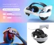 Ремінець із регульованим кріпленням на голову Head Strap + акумуляторна батарея Battery pack 6500 mAh (18500 mWh) DOBE для VR шолома віртуальної реальності Meta Oculus Quest 3 / 3S | Skin Friendly матеріали - зображення 2